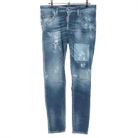 ディースクエアード コットン デニムパンツ 24SS 44 ブルー