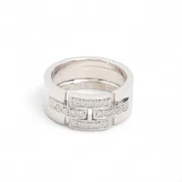 カルティエ マイヨンパンテール ハーフ ダイヤ 750(WG) 50