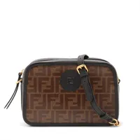 フェンディ ズッカ PVC×レザー ボディバッグ グレー ABランクの買取