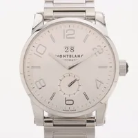 モンブラン タイムウォーカー 7050 SS AT シルバー文字盤
