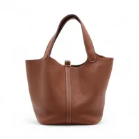 エルメス ピコタンロック22 MM トリヨンクレマンス ゴールド ゴールド金具