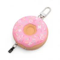 ヴィトン PVC×レザー チャーム IK0225 ピンク