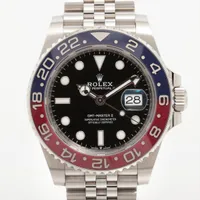 ロレックス GMTマスター Ⅱ 126710BLRO SS AT ブラック文字盤
