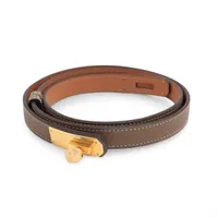 エルメス ケリーベルト レザー ベルト W:2024 エトゥープ