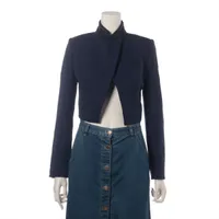 フェンディ ウール ジャケット 22年 36 ネイビー