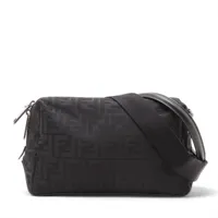 フェンディ ズッカ キャンバス 2WAYショルダーバッグ ブラック