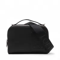 ロエベ カメラ クロスボディバッグ ミニ レザー 2WAYショルダーバッグ ブラック