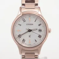 ＊　シチズン　クロスシー　mizu H060-T026583 時計　稼働 シチズン クロスシー H060-T026583 TI ソーラー 青文字盤 Aランクの