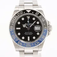 ロレックス GMTマスター Ⅱ 126710BLNR SS AT ブラック文字盤