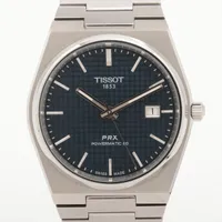 ティソ PRX T137.407.11.041.00 SS AT ブルー文字盤