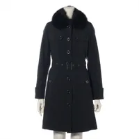 バーバリーロンドン ウール×カシミヤ コート 9 ベージュ ABランクの