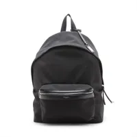 サンローランパリ シティ ナイロン バックパック/リュック ブラック
