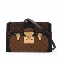 ヴィトン モノグラム リバース トランククラッチ M43596 ブラウン