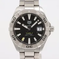 タグホイヤー アクアレーサー WBD2110-0 SS AT ブラック文字盤