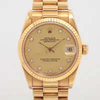 ロレックス デイトジャスト 68278G YG AT シャンパン文字盤