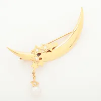 ミキモト プリンセス グレース コレクション パール ダイヤ ブローチ