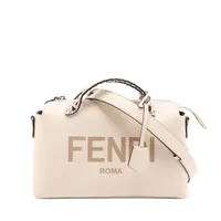 フェンディ バイザウェイ ミディアム レザー 2WAYハンドバッグ ベージュ