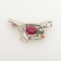 ノンブランド トルマリン 色石 ダイヤ K18WG×K14WG