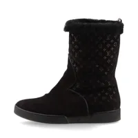 ヴィトン ムートン ショートブーツ 17年 37 ブラック