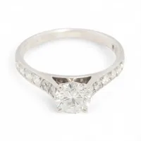 ヴァンクリーフ&アーペル ロマンスソリティア ダイヤ Pt950 45 E