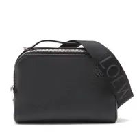 ロエベ アナグラム カメラ クロスボディバッグ ミニ レザー ショルダーバッグ ブラック