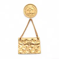 n*a様 2903★CHANEL ブローチ　1152 マトラッセ　ココマーク　ゴ CHANEL（シャネル） ブローチ ココマーク マトラッセ 1152 ゴールド