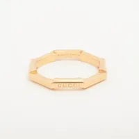 グッチ リンクトゥラブ ルベライト ダイヤ リング 750(WG) 11 AB