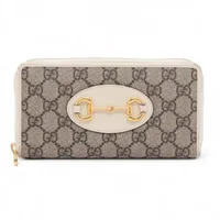 グッチ ホースビット 671785 レザー キーケース ブラック Aランクの