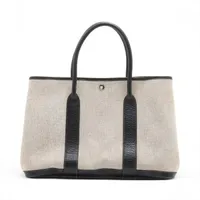 エルメス ガーデンパーティ36 PM トワルアッシュ ブラック シルバー金具