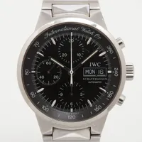 IWC GSTクロノグラフ IW370708 SS AT ブラック文字盤