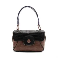 チビナイル クロコ ハンドバッグ ベージュ