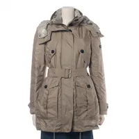 バーバリー ナイロン ダウンコート IT40 カーキ