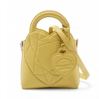 ティファニー リターントゥティファニー レザー 2WAYハンドバッグ イエロー