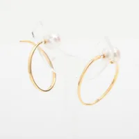 タサキ デインジャー トライブ パール ピアス 750×K18 WG ABランクの