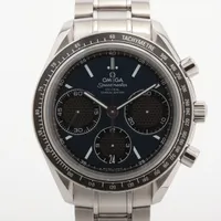 オメガ スピードマスター レーシング コーアクシャル クロノメーター 326.30.40.50.03.001 SS AT ブルー文字盤