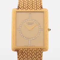 セイコー クレドール 6730-5150 YG QZ シャンパン文字盤