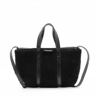 バレンシアガ ネオリフト ウエストポーチ キャンバス レザー ブラック　黒 バレンシアガ ネオリフト レザー ウエストポーチ ブラック ABランク