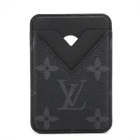 ヴィトン モノグラム エクリプス ポルトカルトマグネット M12602 カードケース ブラック