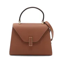 ヴァレクストラ イジィデミニ レザー 2WAYハンドバッグ ブラウン