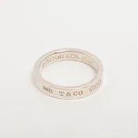 ティファニー 1837 ナロー ルベドメタル リング ゴールド ABランクの