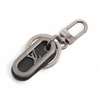 ヴィトン ポルトクレLVシグネチャーチェーン M00927 GP×革 キーリング