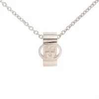 グッチ インターロッキングG 925 ネックレス シルバー