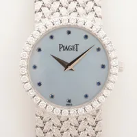 ピアジェ ダンサー 8706D2 WG QZ ブルーシェル文字盤