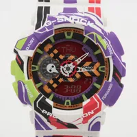 カシオ Gショック GA-110EVA30-7AJR SS×ラバー ソーラー レッド文字盤
