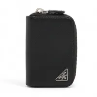 プラダ サフィアーノ トライアングル 2MM358 コインケース ブラック