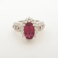 ノンブランド トルマリン ダイヤ Pt900