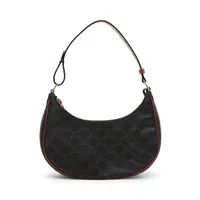 セリーヌ トリオンフ アヴァ PVC ショルダーバッグ ブラウン