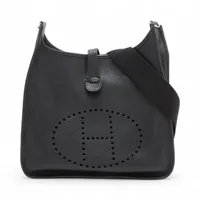 エルメス エヴリン3 33 GM トリヨンクレマンス ブラック シルバー金具