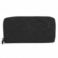 ヴィトン モノグラムシャドウ ジッピーウォレットホリゾンタル M80333 ラウンドジップウォレット ブラック
