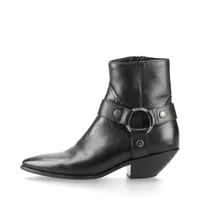 サンローランパリ チェルシー スエード×カシミヤ サイドゴアブーツ 40